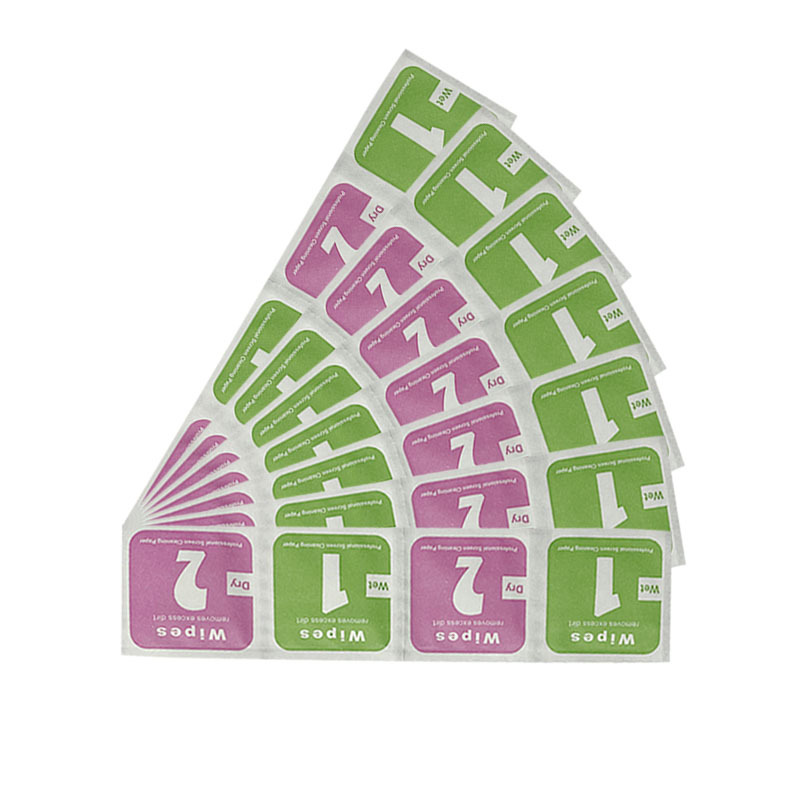 Alcohol Pack 1 2 Dry and Wet Package Alcohol Cotton Mobile Phone Film Auxiliary Tool Package Screen Cleaning Set Headphone Cleaning