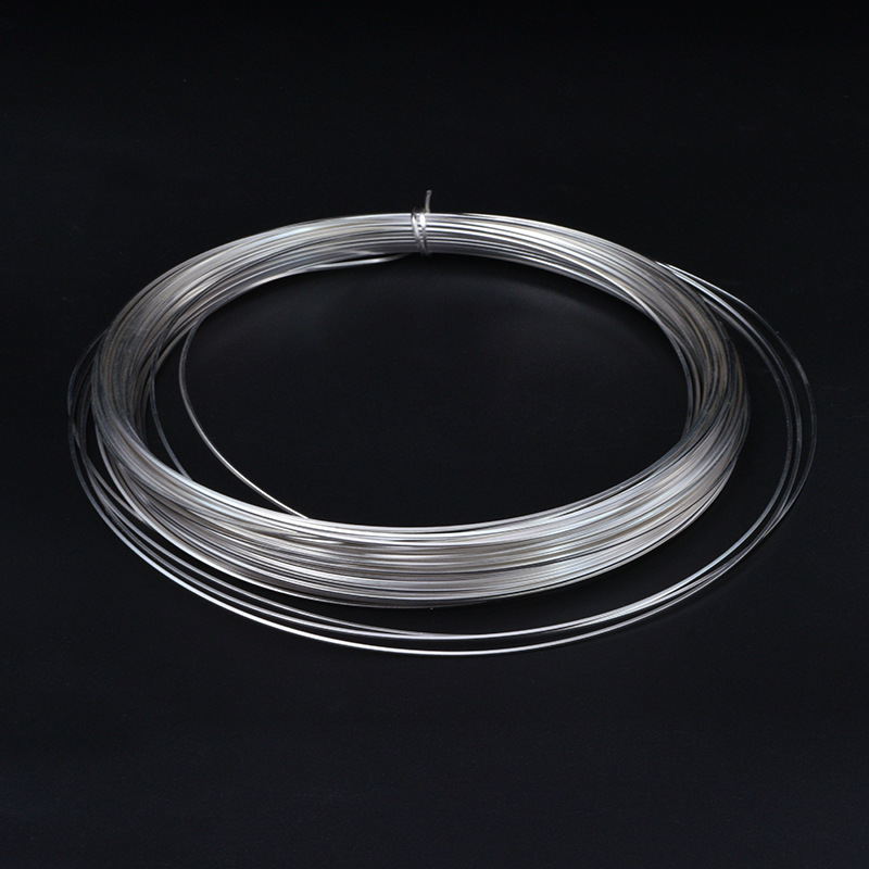 S925 Silver Wire Square Silver Wire DIY Ring Bracelet Semi-Finished Material