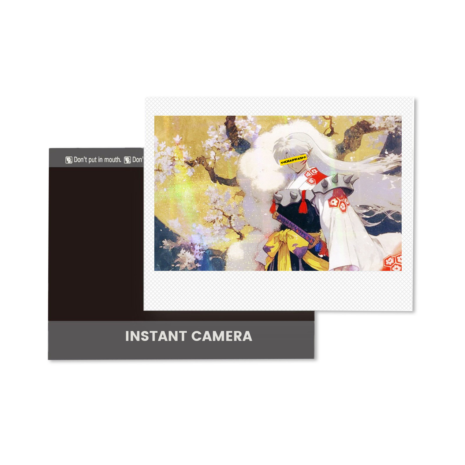 Sesshomaru Phalid custom Inuyasha secondary yuan surrounding area zero laser code kite so-and-so small card printing