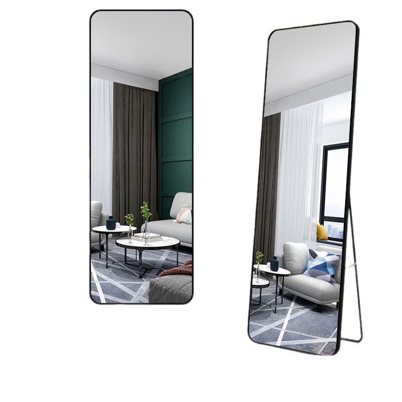 Mirror Dressed Mirror Floor-Standing Household Wall-Mounted Wall-Mounted Full-Length Mirror for Girls' Bedroom Cyber Popular Wall-Mounted Dormitory Fitting Mirror