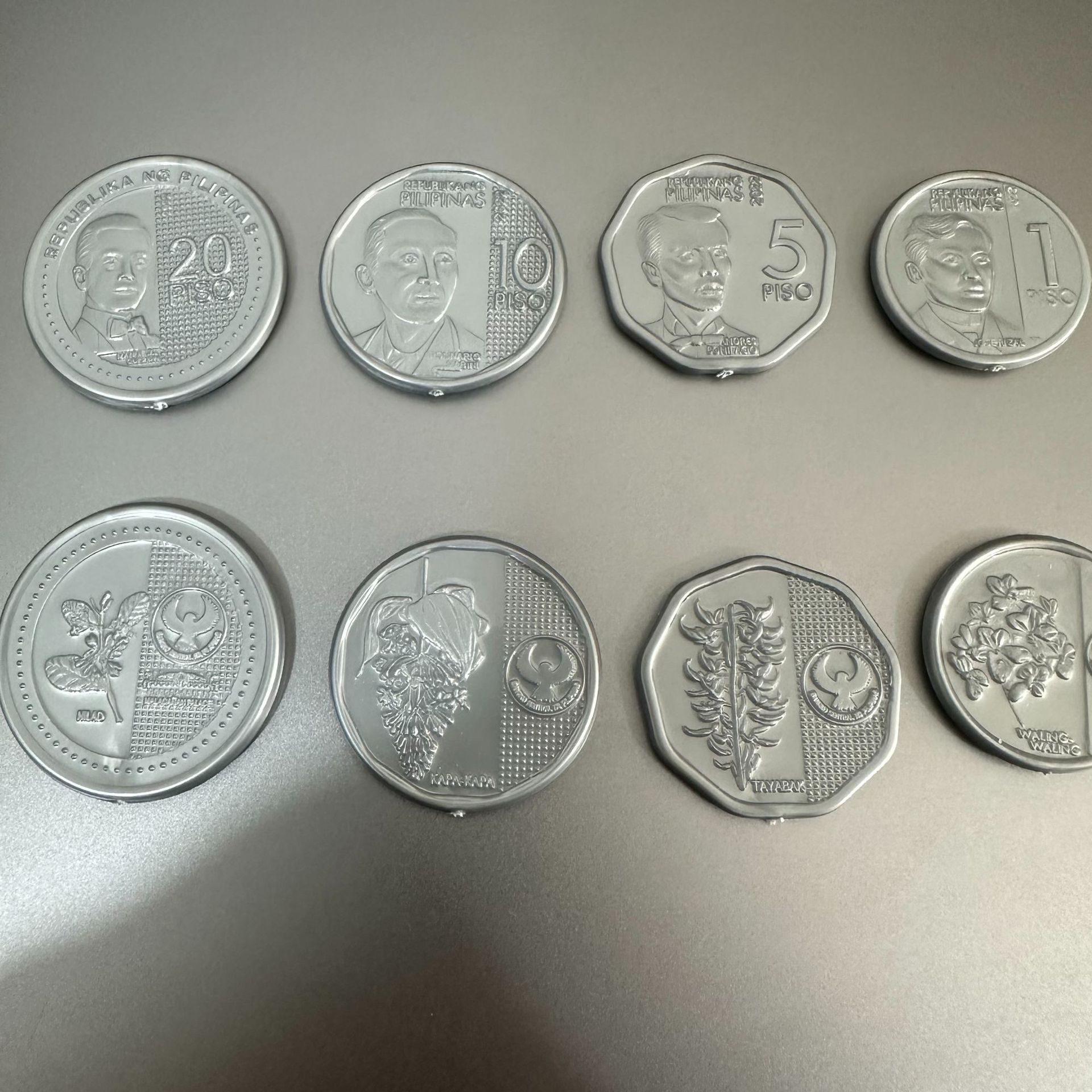 Филиппинская юбилейная монета игровая монета 20 песо 10 песо 5 песо 1 песо пластиковая монета кастомная долларовая монета