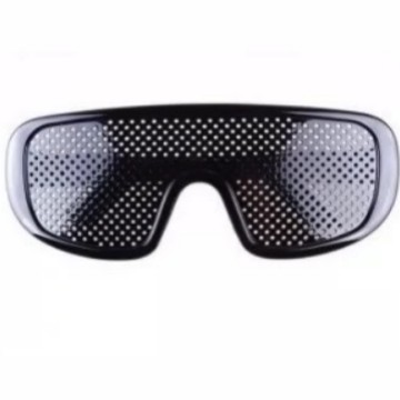 One-Piece Pinhole Glasses, Small Hole Glasses, Protective Glasses for Myopia, the Manufacturer Can Print Logos and Multiple Colors Can Be Customized