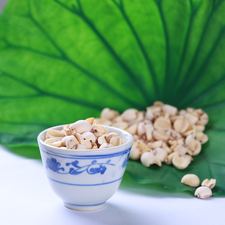 Полуочищенные лотосовые семена, 500 г, оптовая продажа