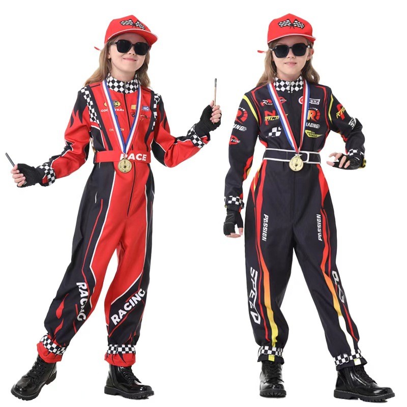 Летний дышащий гоночный костюм для детей, уличный внедорожный карт, атв, костюм для мероприятий и выступлений