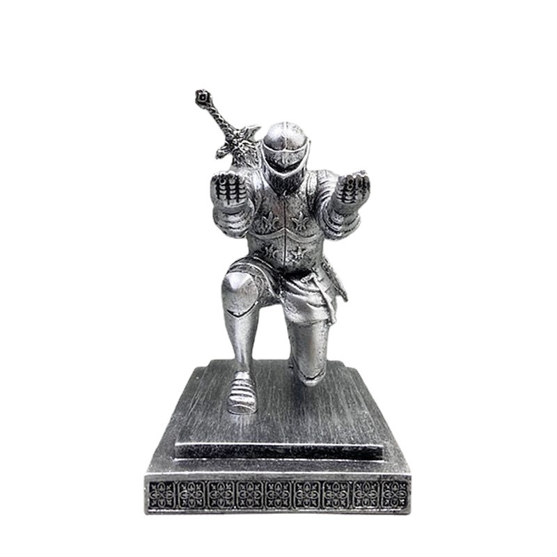 Executive Soldier Knight Pen Holder Pen Holder Creative Pen Holder Pen Holder Magnet Paperclip Holder Back Sword Pen Holder