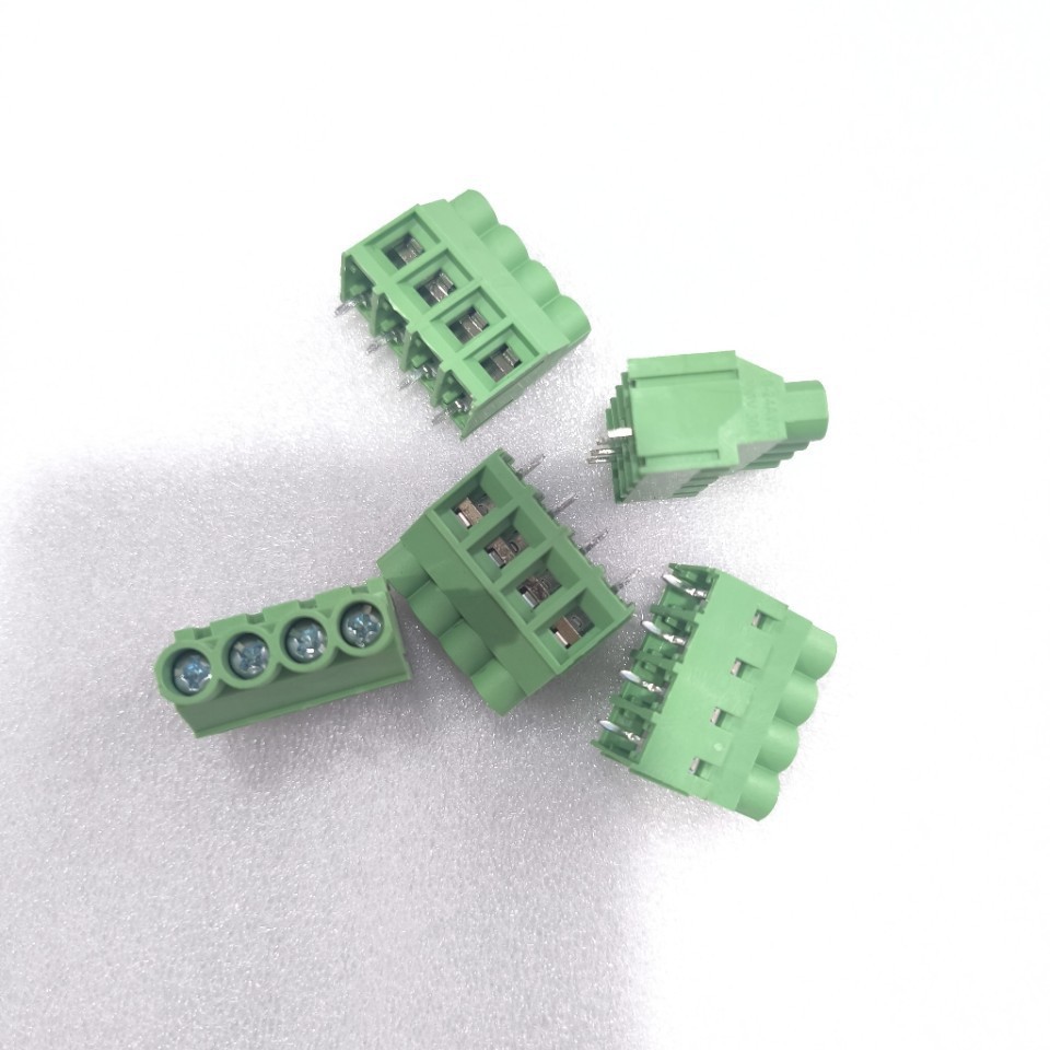 6.35 Terminal DC635V-6.35-4P Green Terminal Pin Terminal 4-bit 3-bit 2-bit 6-bit