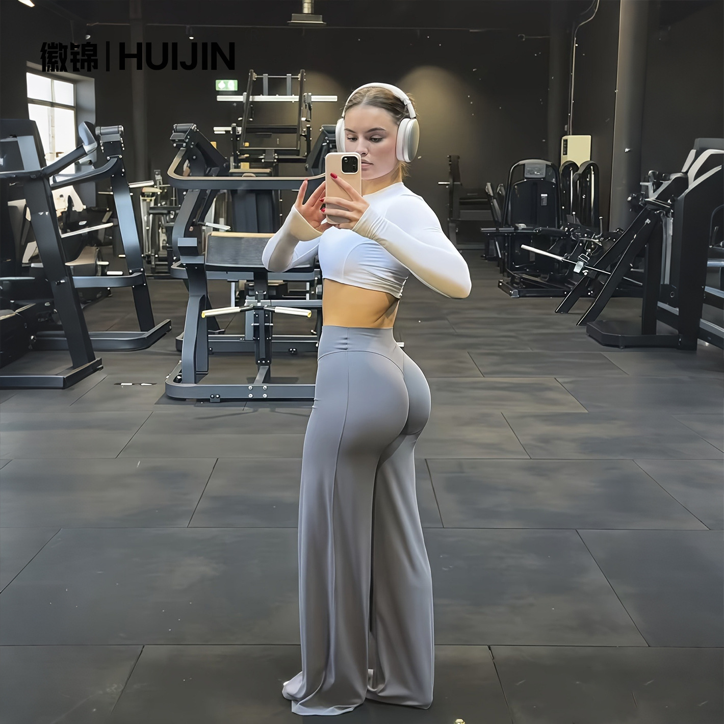 Популярные быстро сохнущие леггинсы прямого кроя, поднимающие ягодицы, обтягивающие, с широкими штанинами, для фитнеса и йоги