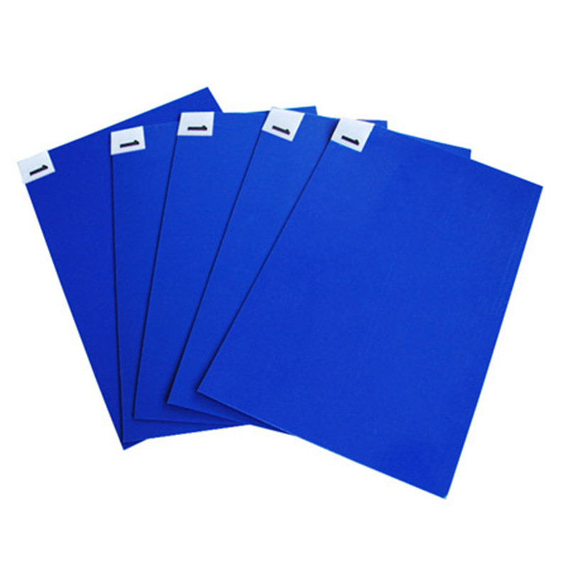 Blue High-Viscosity Pe Dust-Sticking Mat 2436 Disposable Tear-Off 30 Tear-Off Workshop Dust-Free Floor Mat Dust-Sticking Mat Dust-Removing Mat