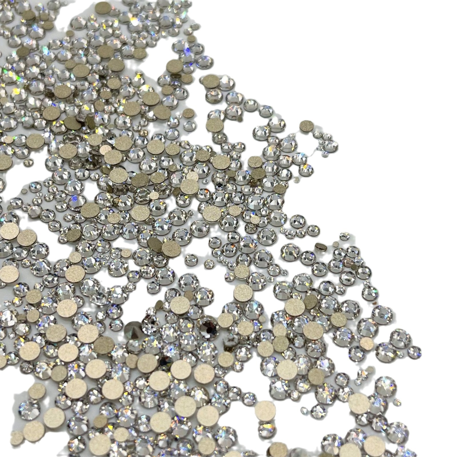 33 Cut Flats Bottom Round White Size Imitation 1:1 Xiaohongshu Popular Clothing and Hat Jewelry Accessories Wholesale