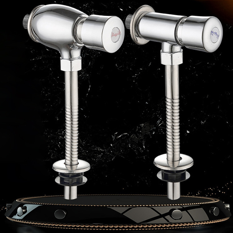 Copper urinal flush valve toilet extended urinal flush valve hand-pressed delay valve manufacturers wholesale