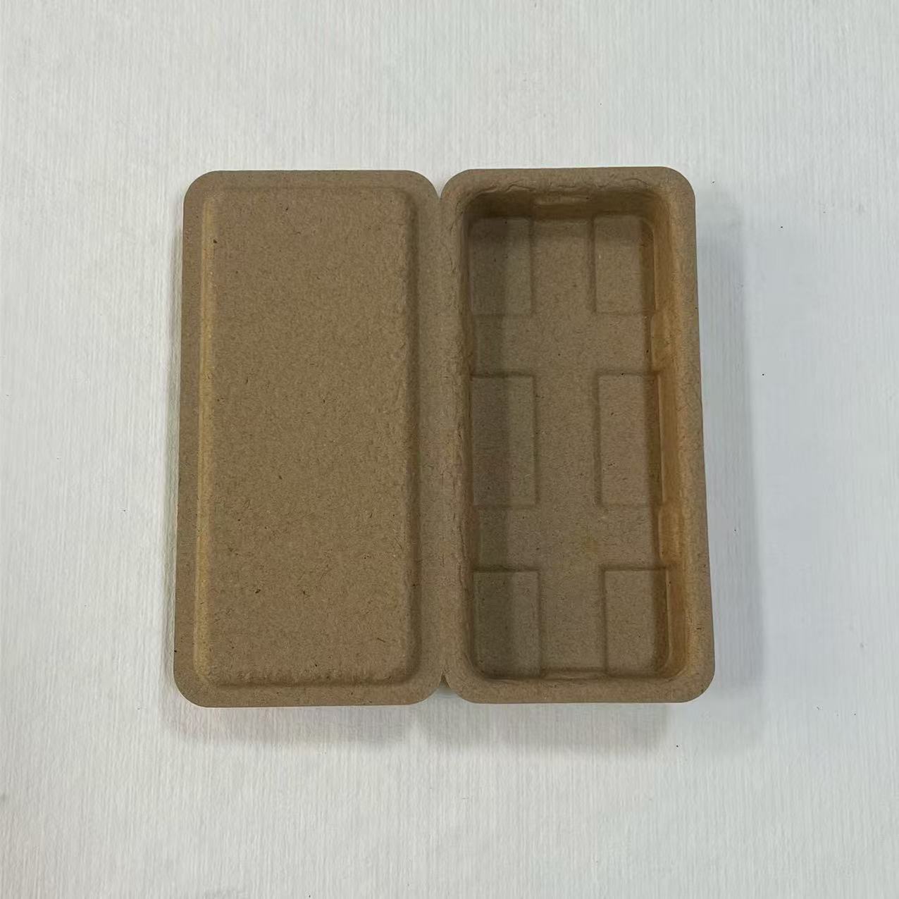 Pulp Molded Environmental Pen Case in stock Wholesale Paper Packaging Box Stationery Gift Pen Case Pen Case Printable Pen