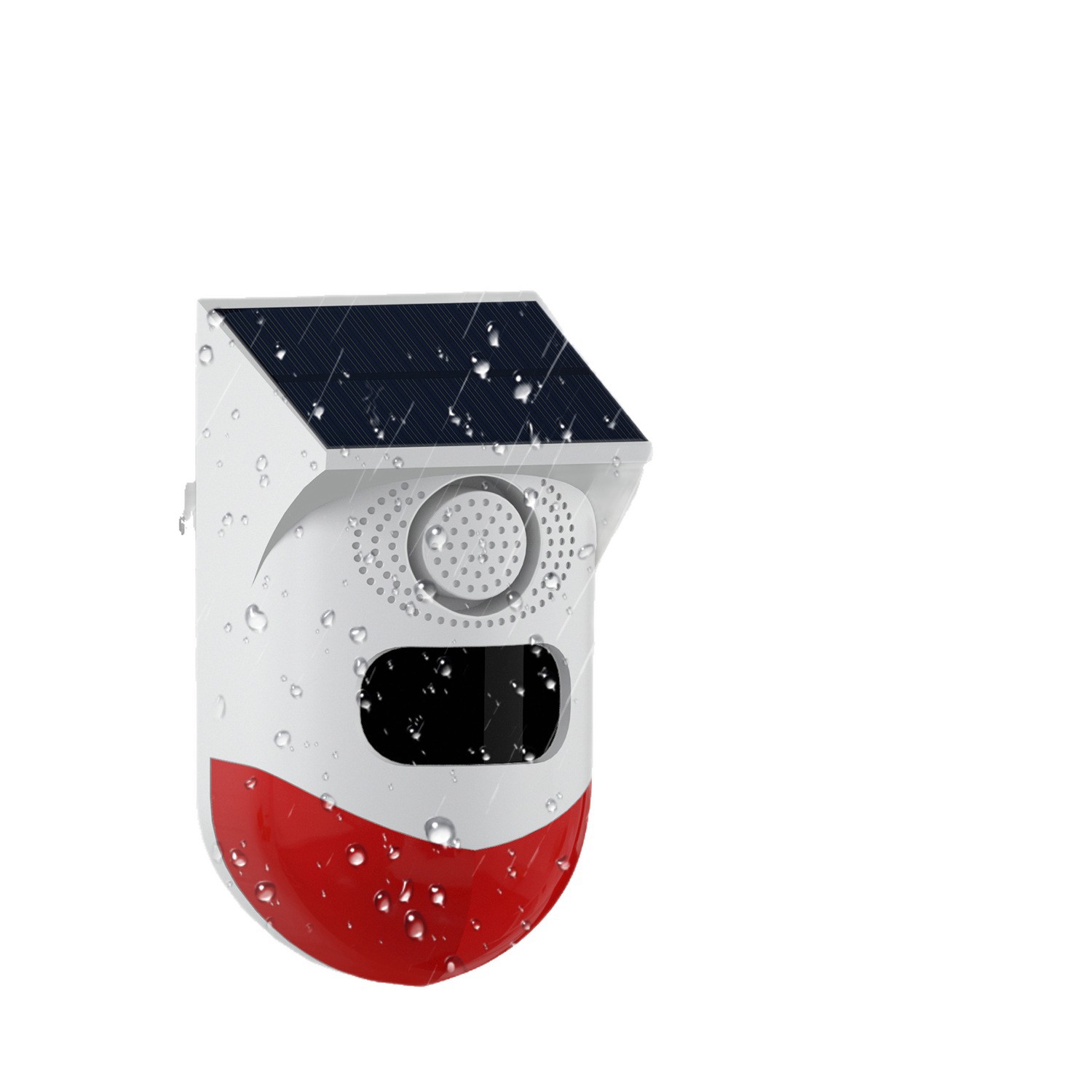 Solar Voice Alarm Outdoor Excavator Blind Spot Alarm Solar Sound and Light Alarm Voice Prompter