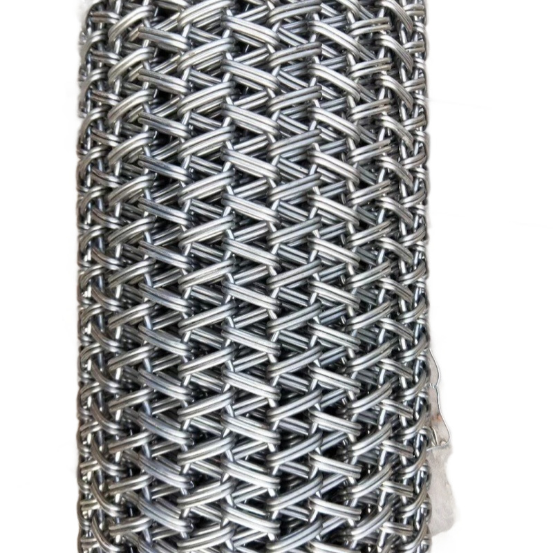 High-Temperature Resistant Stainless Steel Herringbone Encrypted Conveyor Belt for Food Machinery, Conveyor Belt Assembly Line, Physical Manufacturer
