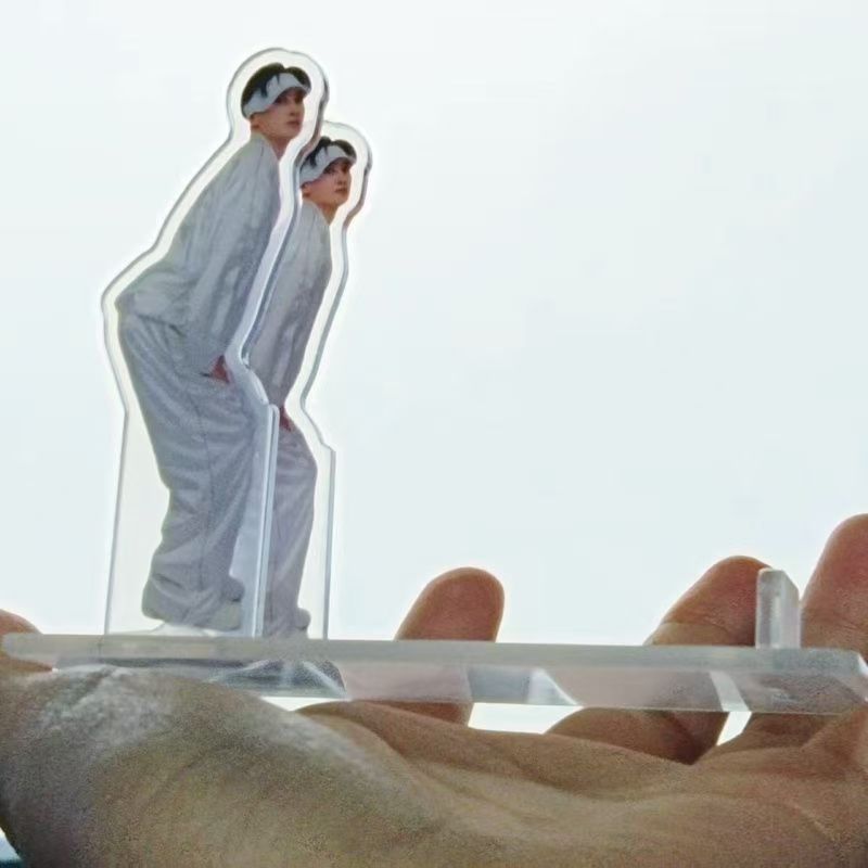 Acrylic Mobile Phone Holder Tablet Holder Creative Humanoid Animation Special-Shaped Customization