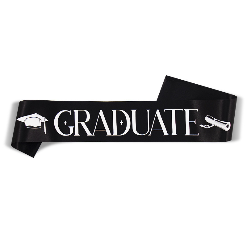 Graduation Season Photo Shoulder Strap Etiquette Belt Glasses Props Crown I Graduated School Graduation Ceremony Supplies
