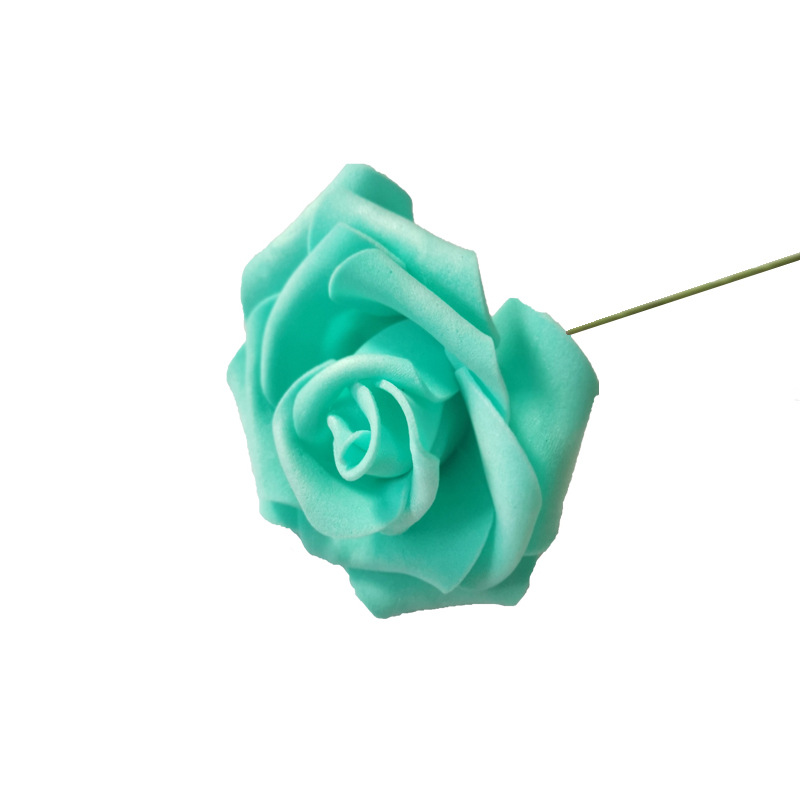 7cm with Rod PE foam roses simulation roses holding flowers wedding candy box accessories paper flowers