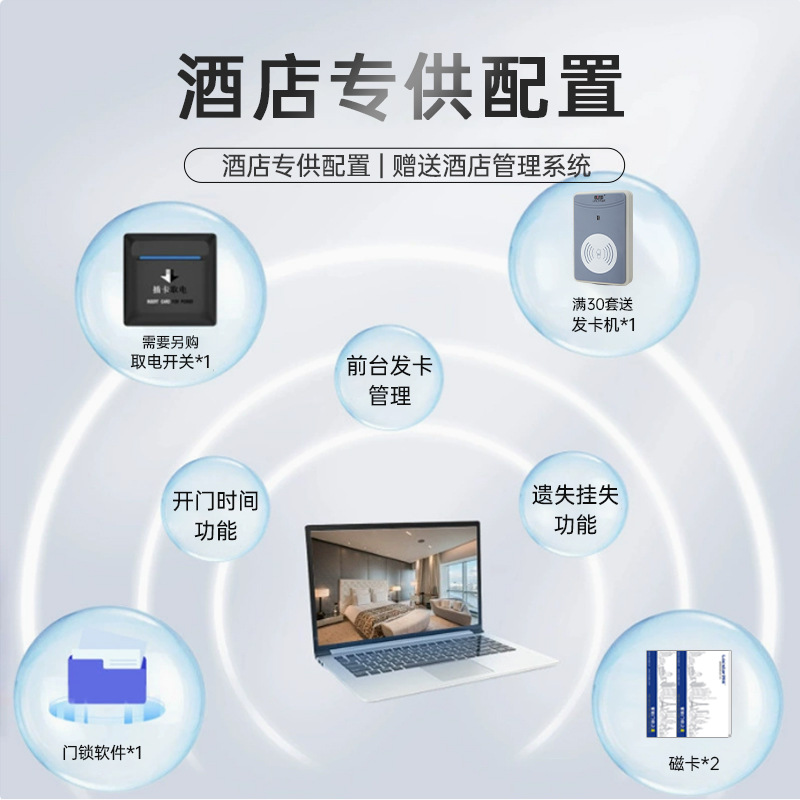 Tongchuang Hotel Door Lock Factory Hotel Card Lock Magnetic Card Sensor Lock Hotel Door Lock 304 Stainless Steel Hotel Lock