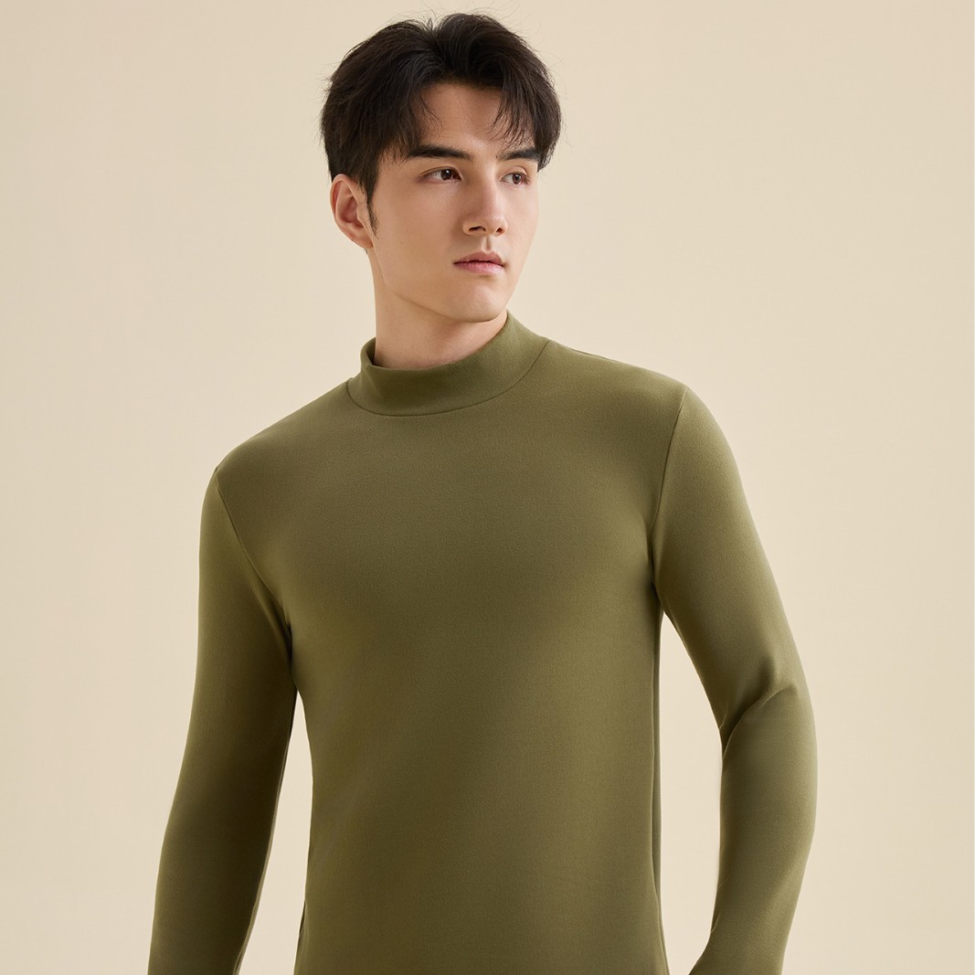 26 Years New Model Silk Wool Thermal Underwear Men's Top 10A Antibacterial Men's Autumn and Winter Clothing Body Shaping Base Layer Shirt
