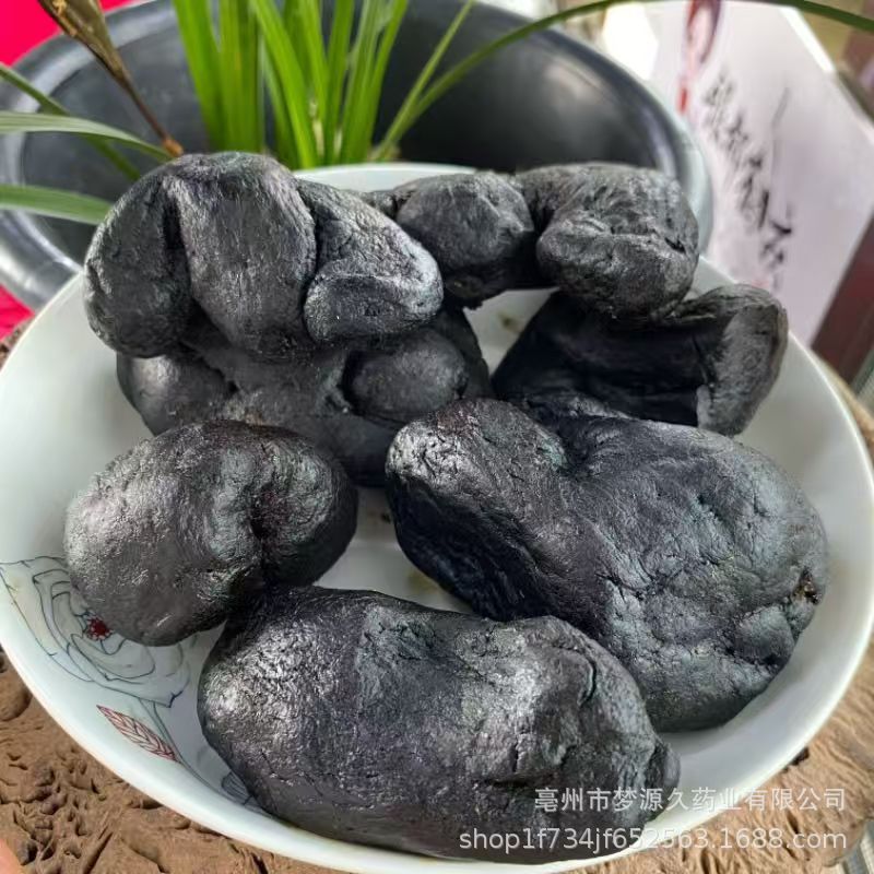 New Arrival Jiuhuashan Nine Steamed Nine Sun Polygonatum Japonica Polygonatum Japonica Tablets Polygonatum Granules in Bulk 500g Wholesale Medicine and Food Homologous