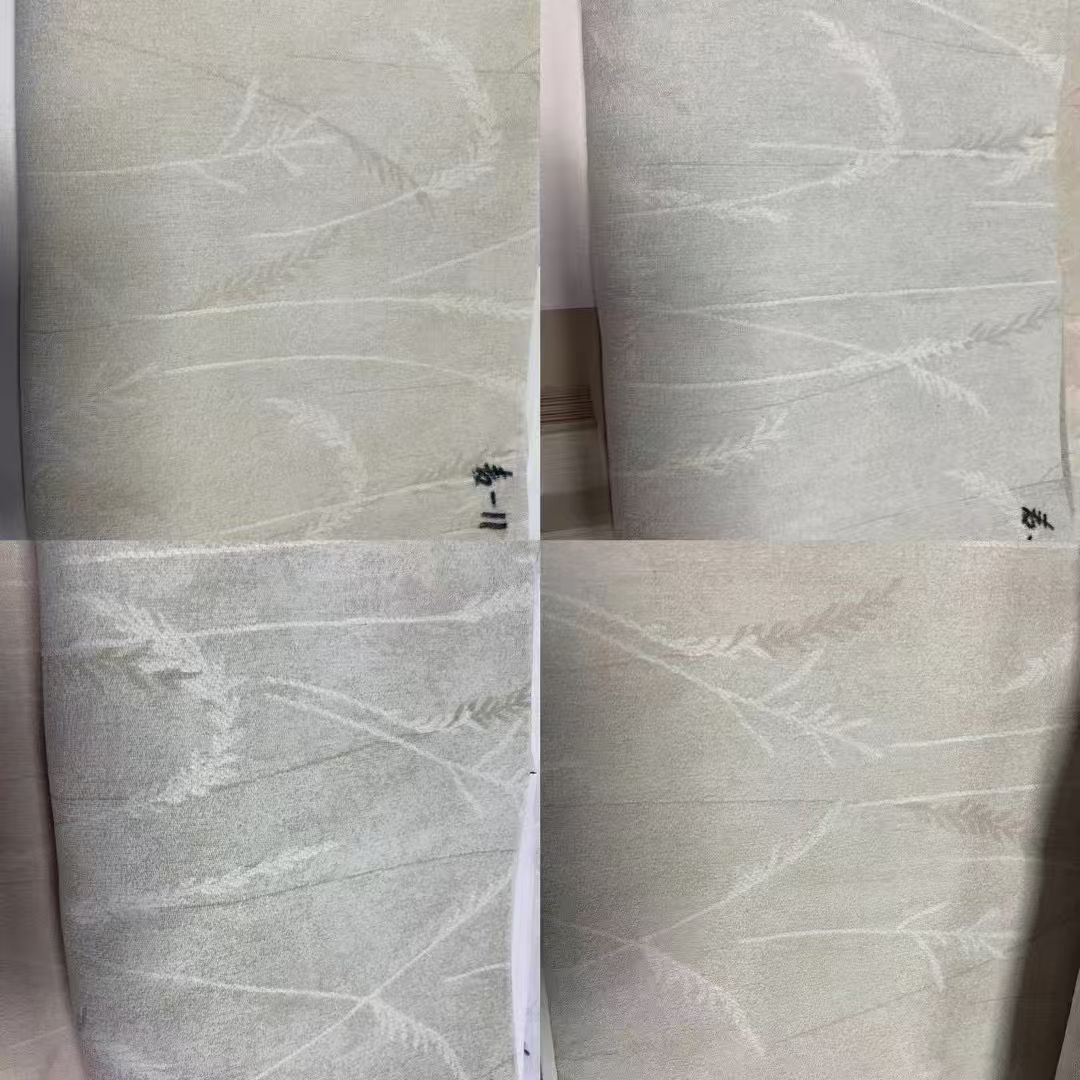 Factory Direct Supply of Morning Flowers and Evening Picks, Matte Jacquard Chenille Full Blackout Curtain Fabric, Popular Style for Living Room, Bedroom and Hotel