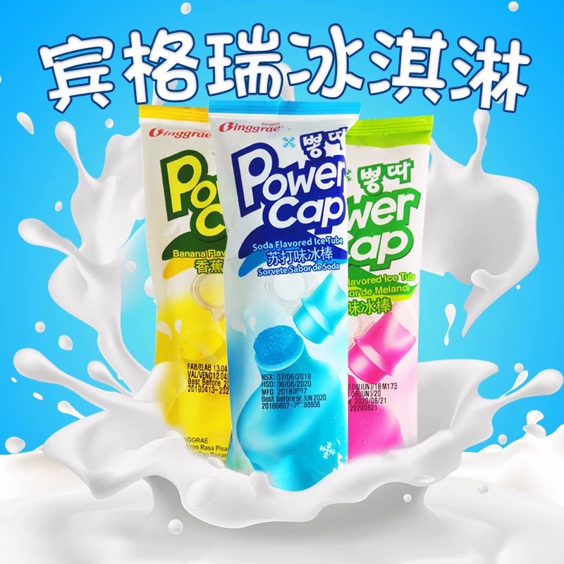 Корейское мороженое Bingo со вкусом соды, банан, арбуз, оптовая продажа