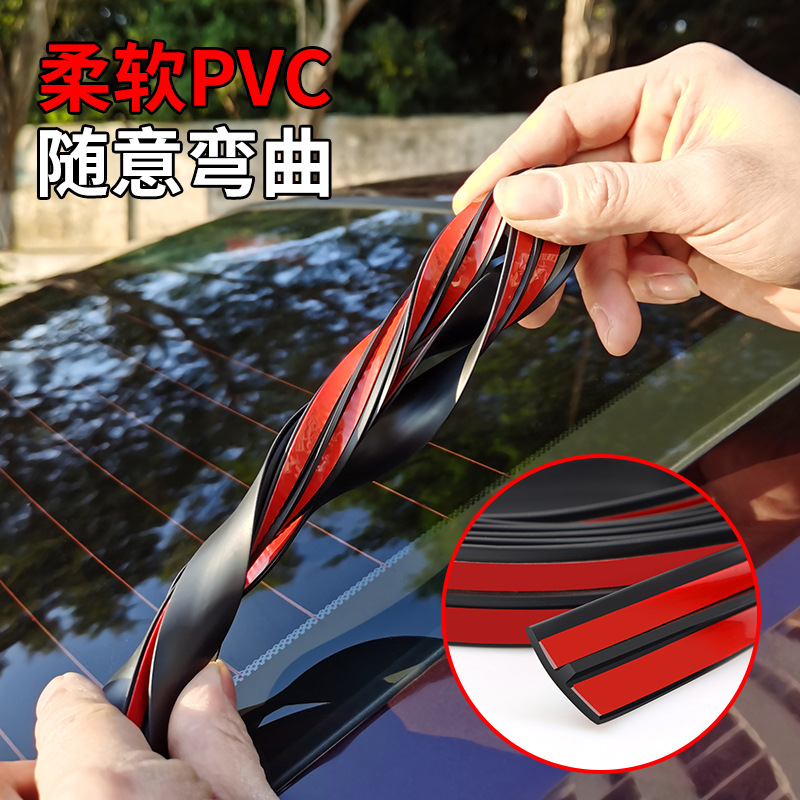 Car Windshield Weather Strips Sunroof Seal Rubber Weather Stripping Trim for Truck Roof Sunroof Front Rear