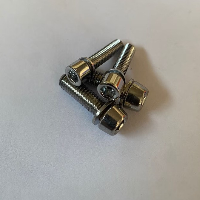 Bicycle Handlebar Vertical Screw Mountain Bike Head Screw M5/m6 Handlebar Vertical Pipe Mounting Screw Replacement Screw