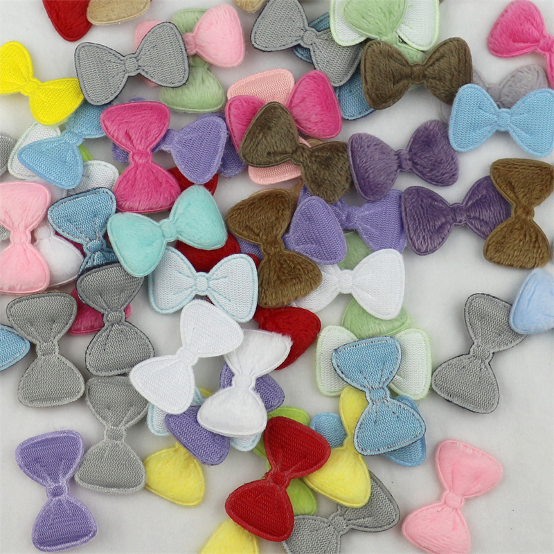 3cm Plush Bow Accessories Doll Decoration Material Hair Accessories Headwear Accessories DIY Clothing Decorations