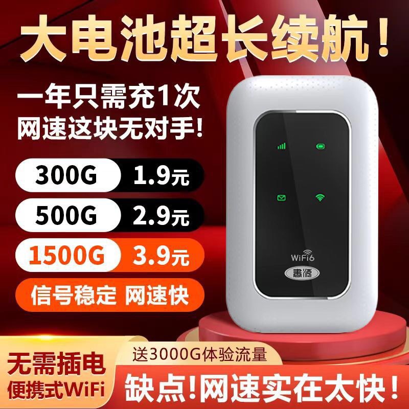 Portable Wifi Router, Card-Free Wireless Network Card, Internet Access, Removable Mobile Phone, Portable Network Card Wholesale