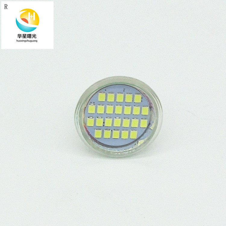 Factory sale LED lighting MR11-24SMD-2835 glass lamp Cup LED spotlight with cover Cup lamp DC12V