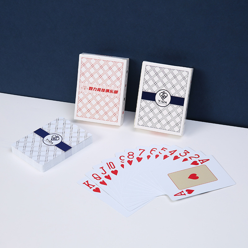 Poker Custom Playing Cards Whole Box Wholesale Advertising Game Board Game Card Pvc Egg Playing Poker Printed Logo