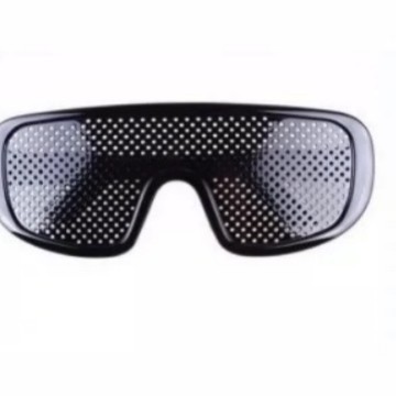One-Piece Pinhole Glasses, Small Hole Glasses, Protective Glasses for Myopia, the Manufacturer Can Print Logos and Multiple Colors Can Be Customized