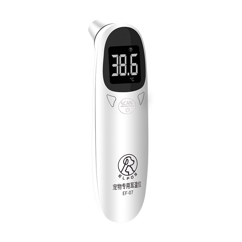 New Pet-Specific Thermometer Gun, Accurate Infrared Thermometer, Dog and Cat Ear Thermometer, One-Second Temperature Measurement Ear Thermometer