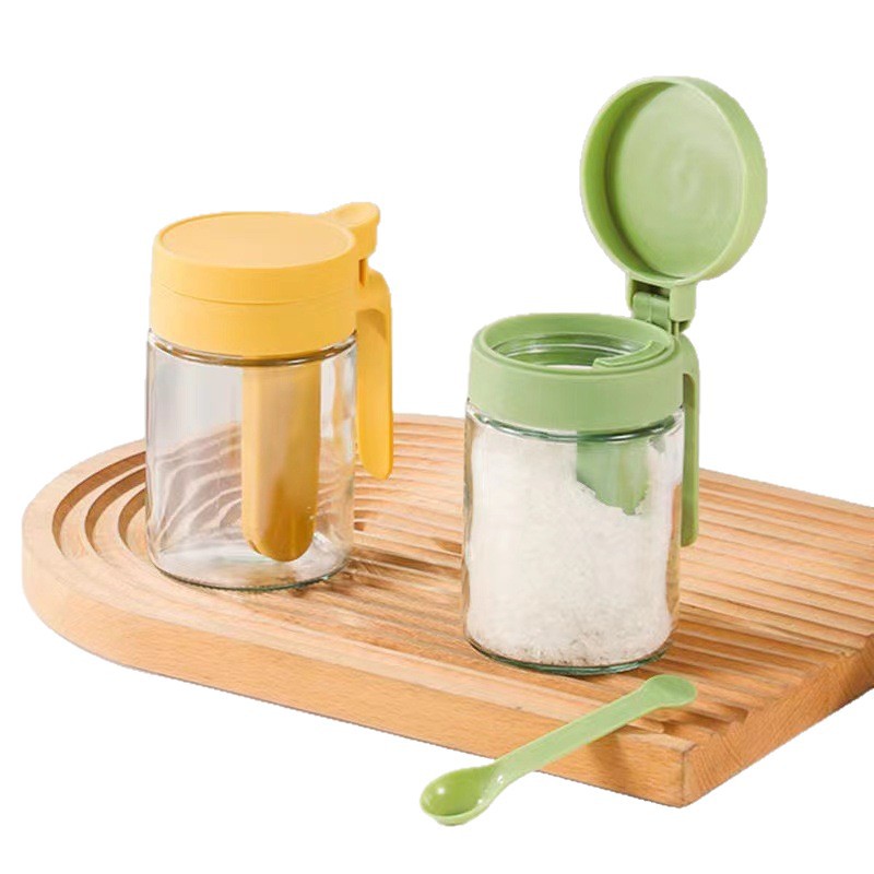 New Sealed Seasoning Box Kitchen Household Moisture-Proof Multi-Functional Storage Box Chicken Essence Seasoning Bottle Jar Salt Jar