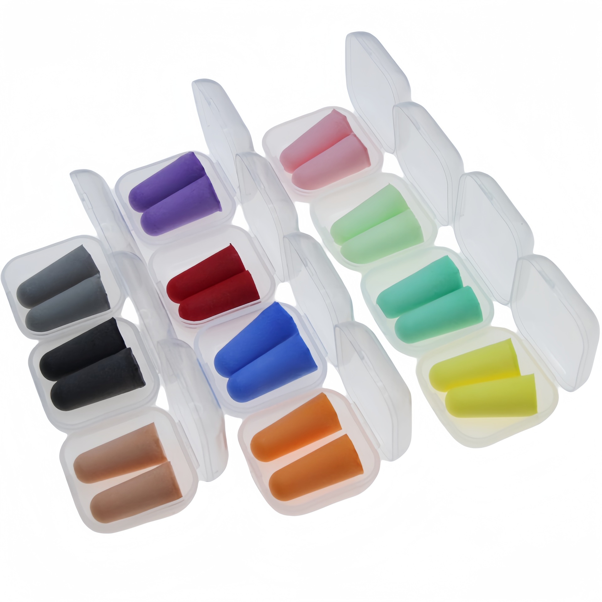 Manufacturers sleep sleep anti-noise learning noise reduction sound insulation slow rebound aviation factory protective sponge PU earplugs