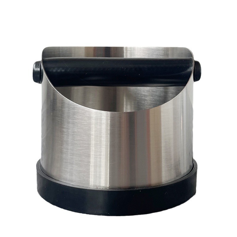 Stainless Steel Powder Dregs Bucket Coffee Waste Dregs Knocking Powder Dregs Box Household Italian Coffee Machine Handle Knocking Dregs Bucket Container