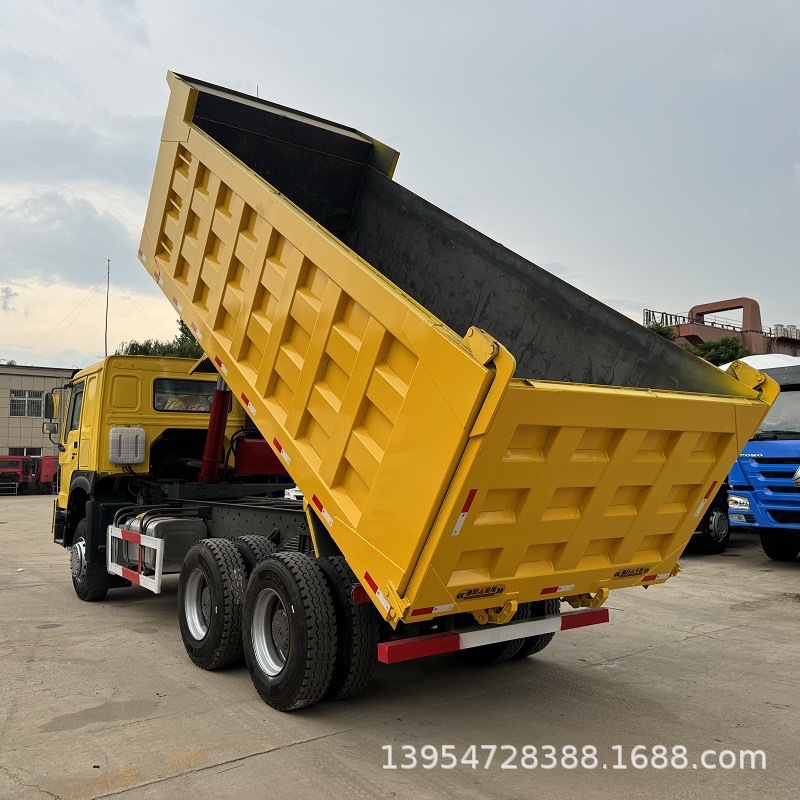 Cross-Border Sales of Used Sinotruk Howo Dump Trucks Heavy-Duty Trucks 6X4 375 Horsepower Heavy-Duty Dump Howo