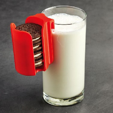 Кросс-бордерный удобный стакан для печенья, подставка для печенья на ходу, подставка для закусок на стакане, контейнер для печенья, подставка для печенья