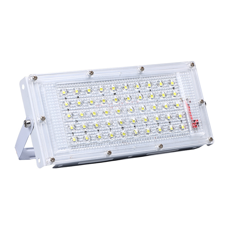 Manufacturer Wholesale Integrated Floodlight Cold Storage High Brightness Glare Night Market Lamp Street Stall Lighting Outdoor Low Voltage Floodlight