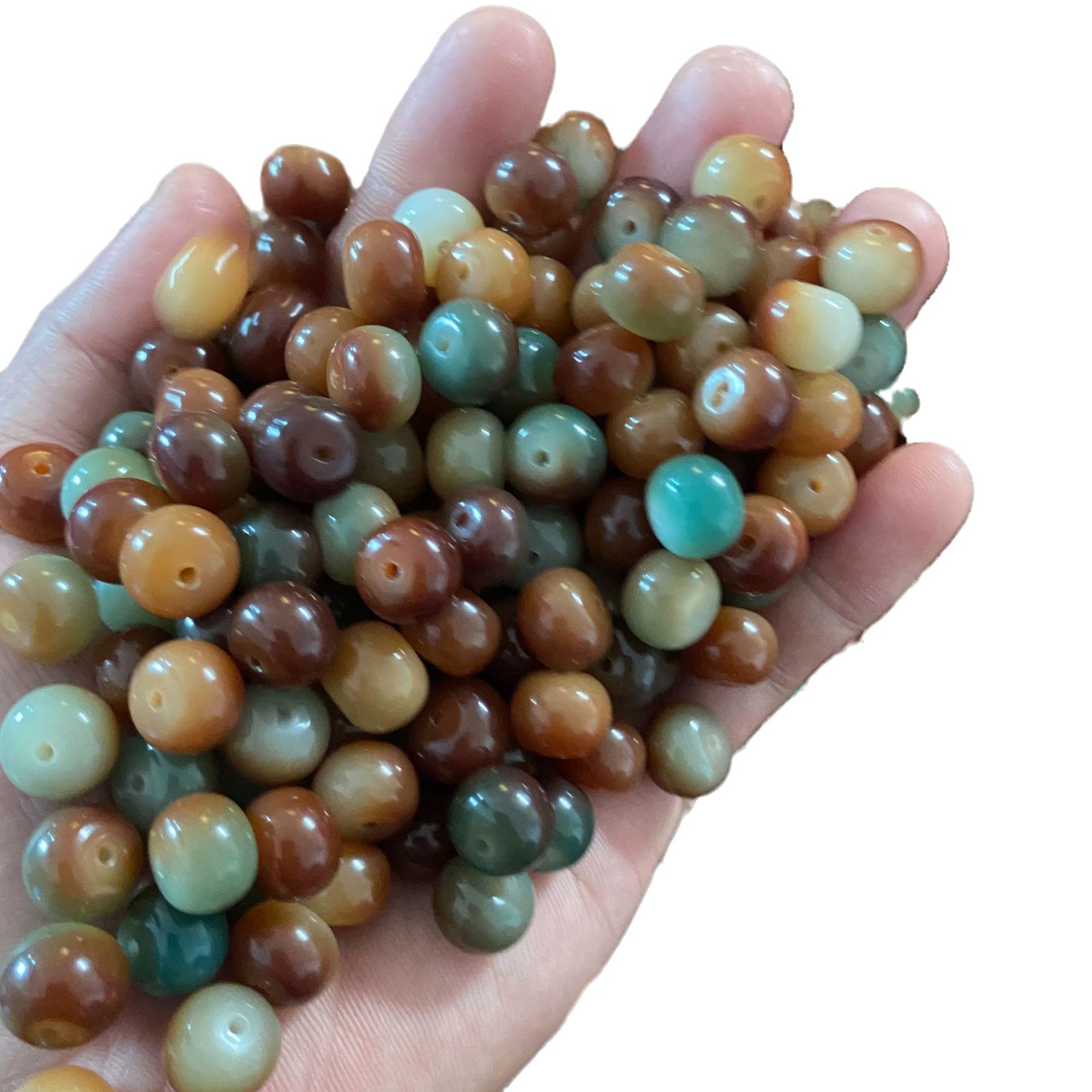 Bodhi Root Dunhuang Scattered Beads High Throwing Bodhi Apple Round Beads Wen Play Rosary Beads Bodhi Old Material Bodhi Scattered Beads