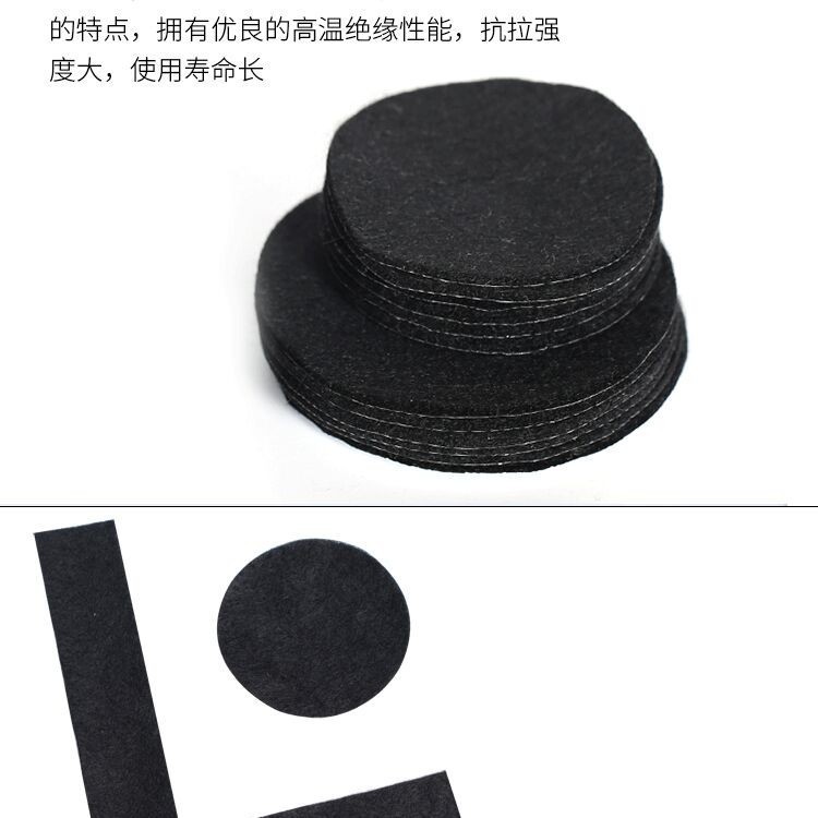 High temperature resistant incense burner pad incense cotton horizontal incense box fireproof cotton rectangular round flame retardant cotton heat insulation fireproof cloth