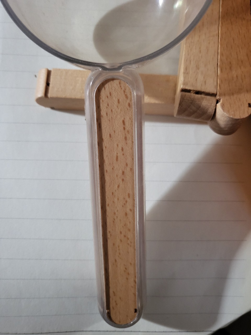 Легкая роскошь ложка для кошачьего и собачьего корма с деревянной ручкой