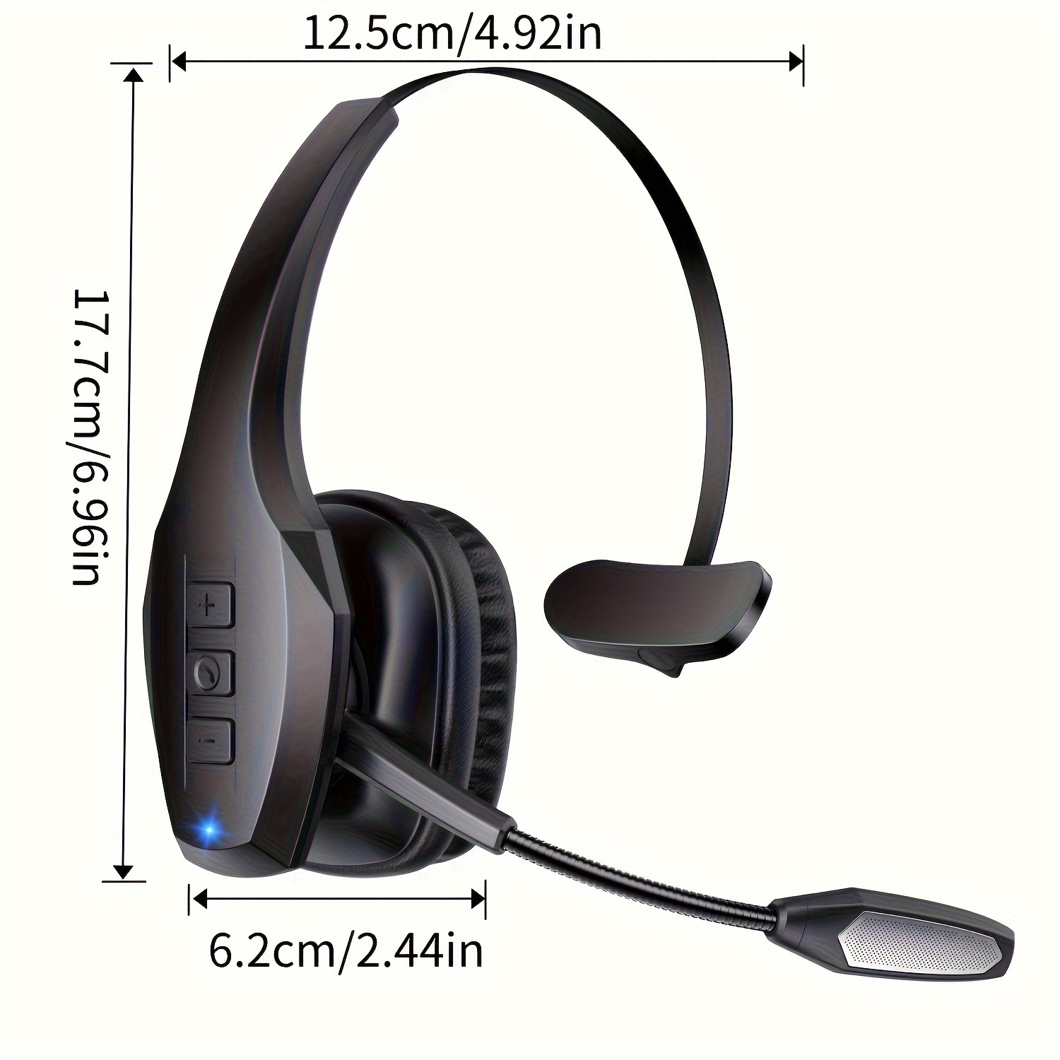 2025 New Cross-Border Dropshipping Trucker Headset 55 Hours Working Time 36 Hours Talking Time