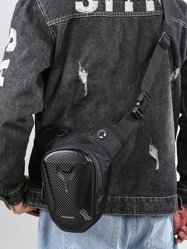 Fashionable Motorcycle Leg Bag, Riding Bag, Motorcycle Crossbody Bag, Men's Waist Bag, Outer Delivery Cross Bag, Riding Backpack, Waterproof