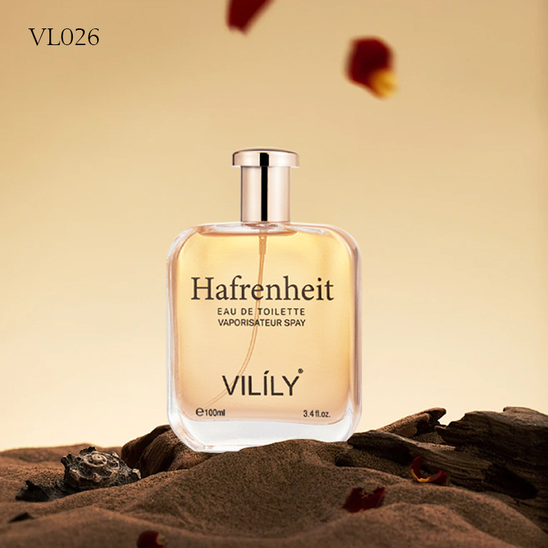 VILILY men's perfume natural lasting light fragrance small big brand fragrance flat for blue ocean wood fresh