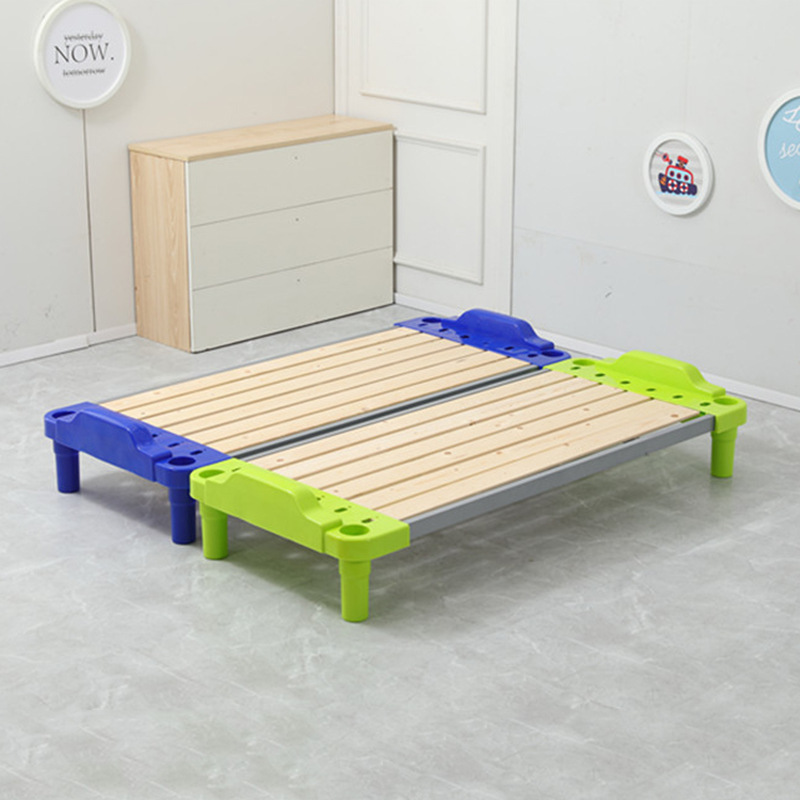 Children's Garden Bed Nap Bed Primary School Students' Bedroom Managed Children's Indoor Wooden Lighter Simple Bed Laminating Bed Family
