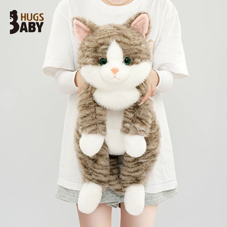Милая кукла-симуляция кота для детей девочек подушка для сна подарок на день рождения