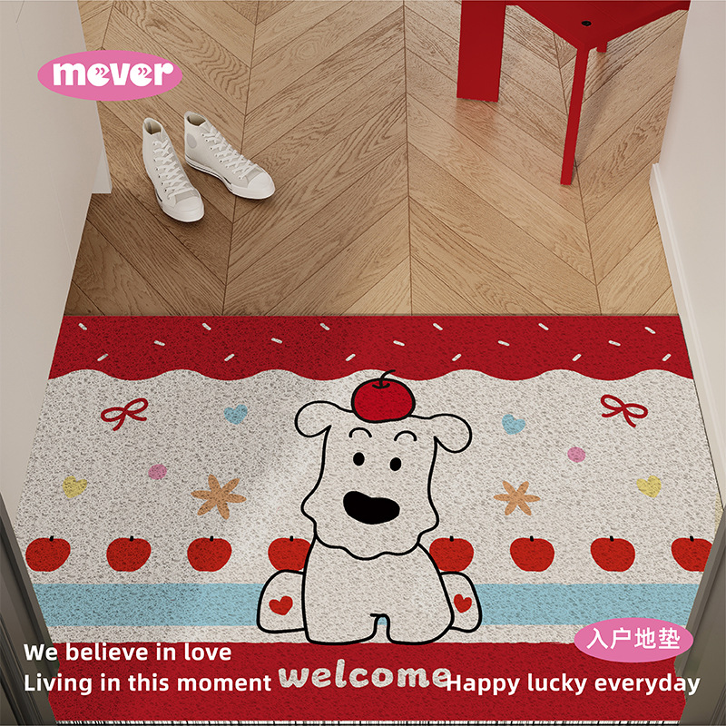 Коврик для смены обуви с бабочками, нескользящий, можно обрезать