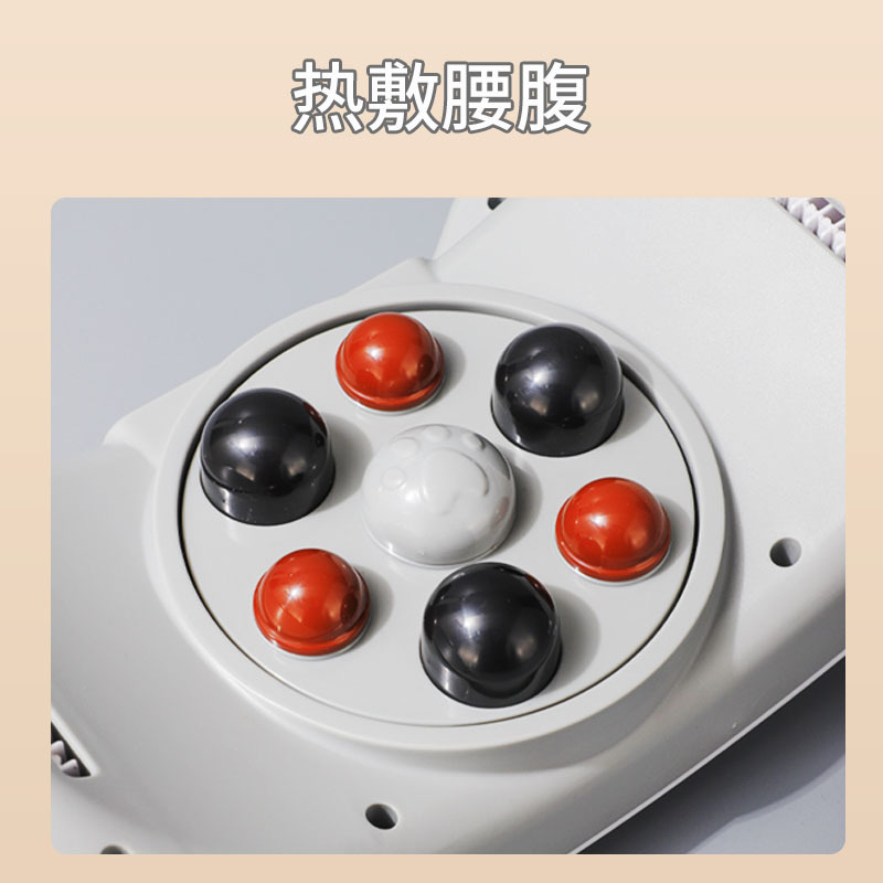 Bianstone Abdominal Rubbing Instrument Fully Automatic Home Abdominal Rubbing Handy Gadget Waist Massager Double-Headed Electric Abdominal Massager