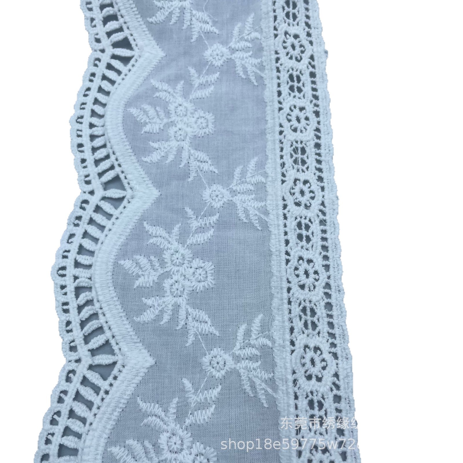 Lift Cloth Clothing Cut Out Embroider Lace Accessories Clothing Hem DIY Material Lace Lace Bilateral Water-Soluble Flowers